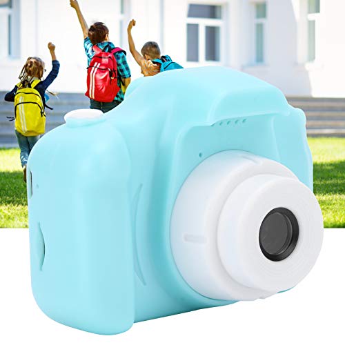 DERCLIVE X2 Multifunctional Childrens Digital Camera Photo Video with Memory Card Mini GiftBlue 32GB