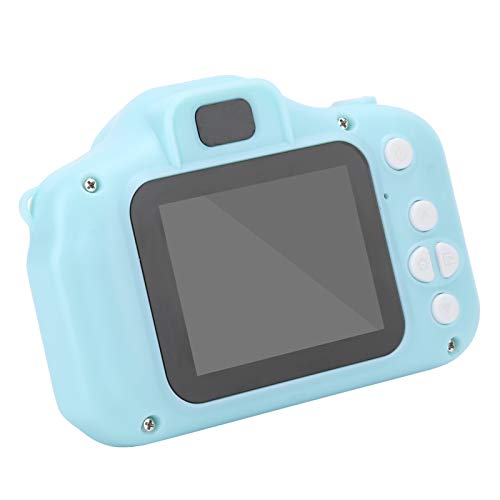 DERCLIVE X2 Multifunctional Childrens Digital Camera Photo Video with Memory Card Mini GiftBlue 32GB