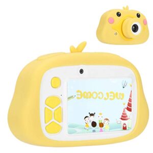 Jopwkuin Children Camera, Duck Children Camera Durable and Drop‑Resistant Supports 720P Video Portable Digital Camera with a Lanyard for Intimate Gift for Children