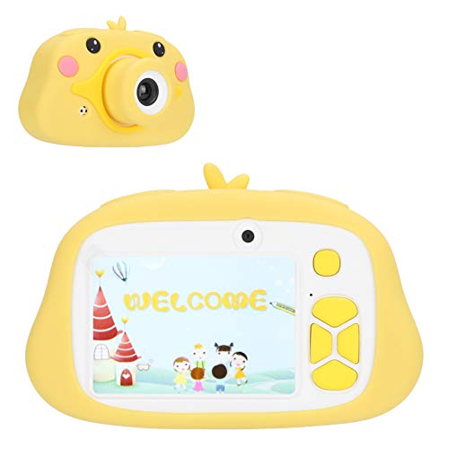 Jopwkuin Children Camera, Duck Children Camera Durable and Drop‑Resistant Supports 720P Video Portable Digital Camera with a Lanyard for Intimate Gift for Children