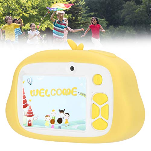 Jopwkuin Children Camera, Duck Children Camera Durable and Drop‑Resistant Supports 720P Video Portable Digital Camera with a Lanyard for Intimate Gift for Children