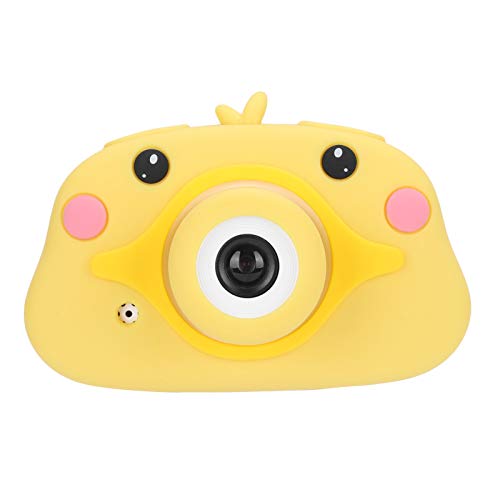 Jopwkuin Children Camera, Duck Children Camera Durable and Drop‑Resistant Supports 720P Video Portable Digital Camera with a Lanyard for Intimate Gift for Children