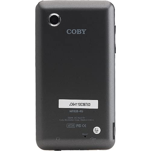 Coby 8GB MP3 Player with Photo and Video Camera, 2.8" TouchScreen with Speaker, HiFi Sound Mp3 Music Player with FM Radio, Supports miniSD Cards