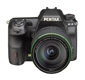 pentax k-3 lens kit w/ 18-135mm wr 24mp slr camera with 3.2-inch tft lcd and 18-135mm wr f 3.5-5.6 (black)