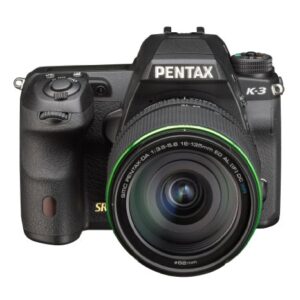 Pentax K-3 lens kit w/ 18-135mm WR 24MP SLR Camera with 3.2-Inch TFT LCD and 18-135mm WR f 3.5-5.6 (Black)