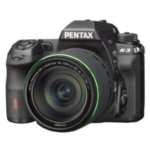 Pentax K-3 lens kit w/ 18-135mm WR 24MP SLR Camera with 3.2-Inch TFT LCD and 18-135mm WR f 3.5-5.6 (Black)