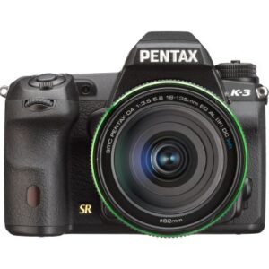 Pentax K-3 lens kit w/ 18-135mm WR 24MP SLR Camera with 3.2-Inch TFT LCD and 18-135mm WR f 3.5-5.6 (Black)