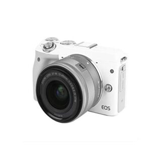 camera m3 camera white+ ef-m 15-45mm is stm lens for eos m3 mirrorless digital camera digital camera