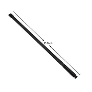 HYS BNC CS Tactics Antennas Foldable Dual Band 2m/70cm Antenna Compatible with 144/430Mhz Cobra Midland Uniden Handheld/Portable BNC Radio