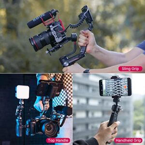 FALCAM F22 Camera Top Handle Quick Release Quick Release System Camera Video Shooting Accessories Filming, Detachable Handle Grip Sling Mode Camera Monopod