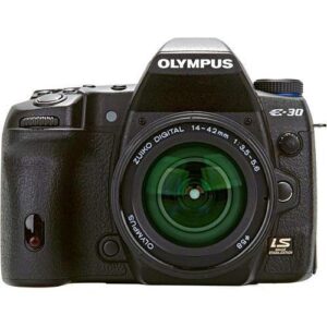 olympus e30 12.3mp digital slr with image stabilization with 14-42mm f/3.5-5.6 lens