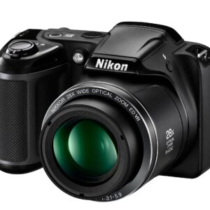 Nikon Coolpix L340 20.2 MP Digital Camera with 28x Optical Zoom and 3.0-Inch LCD (Black)