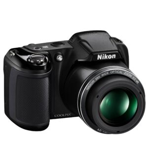 Nikon Coolpix L340 20.2 MP Digital Camera with 28x Optical Zoom and 3.0-Inch LCD (Black)