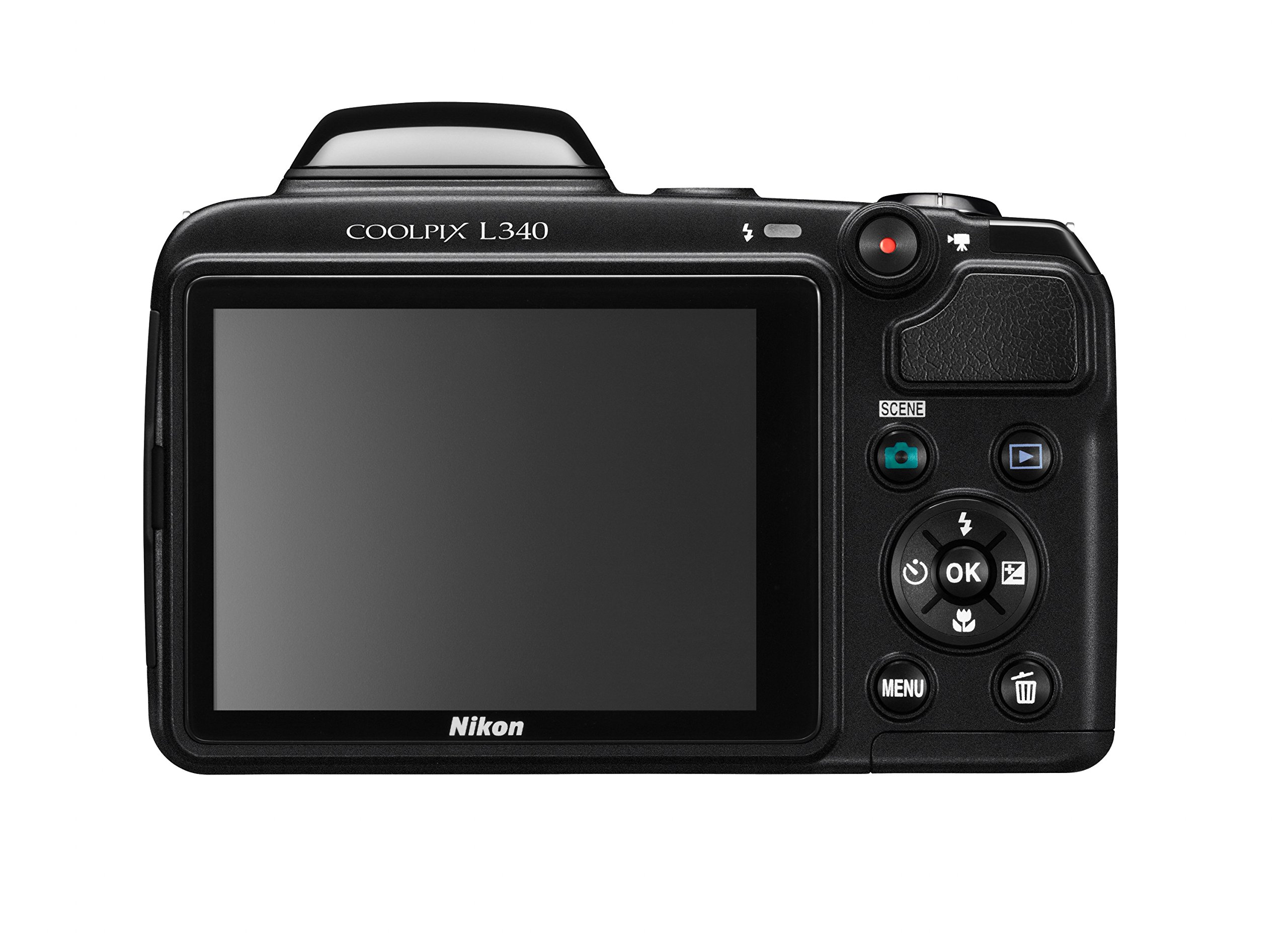 Nikon Coolpix L340 20.2 MP Digital Camera with 28x Optical Zoom and 3.0-Inch LCD (Black)