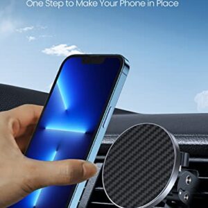 Mag-Safe Air Vent Car Mount Magnetic Car Phone Holder for Car Adjustable Air Vent Phone Car Mount,Car Phone Holder Compatible with iPhone14/13/12 Series & MagSafe case, Samsung Galaxy/Note Series, etc