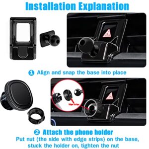 Mengfly Car Phone Holder, Car Mount, for Toyota Corolla 2023 2022 2021 2020, Air Vent Phone Stand, Auto Dashboard, Sticker Free Magnetic Navigation Bracket, for All Smartphone (Not Fit 2019-2012)