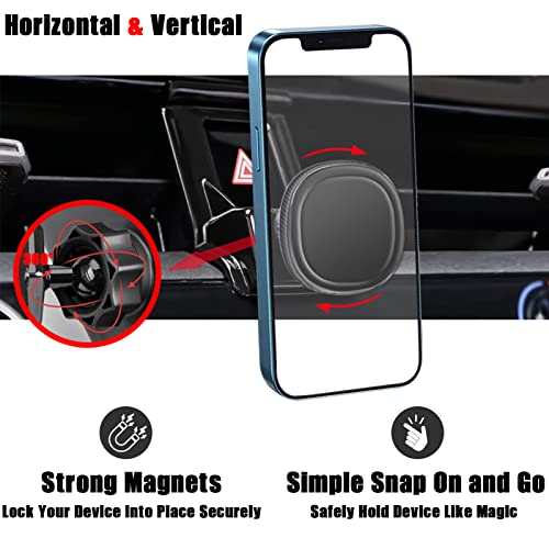 Mengfly Car Phone Holder, Car Mount, for Toyota Corolla 2023 2022 2021 2020, Air Vent Phone Stand, Auto Dashboard, Sticker Free Magnetic Navigation Bracket, for All Smartphone (Not Fit 2019-2012)