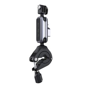 Bike Motorcycle Handlebar Mount with 1/4"-20 Thread Adapter, 0.87 to 1.38 inches or 0.27-0.63 inches, for Gopro 11/10/9/8/7/6/5/4, DJI OSMO Action 3, 2, Pocket 2, Insta360 ONE RS, R, ONE X3, X2