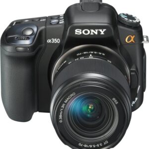 Sony Alpha DSLRA350X 14.2MP Digital SLR Camera with Super SteadyShot Image Stabilization with DT 18-70mm f/3.5-5.6 & DT 55-200mm f/4-5.6 Zoom Lenses