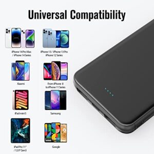 VANYUST Portable Charger 10000mAh, USB C 3A Output Power Bank,Fast Charging External Battery Pack Compatible for iPhone, Samsung Galaxy, Android Phone, iPad& etc[2023 Version]