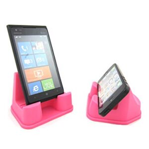 PhoneProp - Universal Fit Soft Flexible Smartphone Stand - FDA Grade Silicone - Color Pink