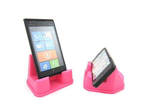 PhoneProp - Universal Fit Soft Flexible Smartphone Stand - FDA Grade Silicone - Color Pink