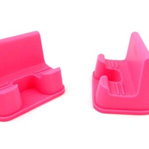 PhoneProp - Universal Fit Soft Flexible Smartphone Stand - FDA Grade Silicone - Color Pink