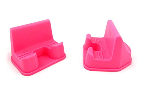 PhoneProp - Universal Fit Soft Flexible Smartphone Stand - FDA Grade Silicone - Color Pink