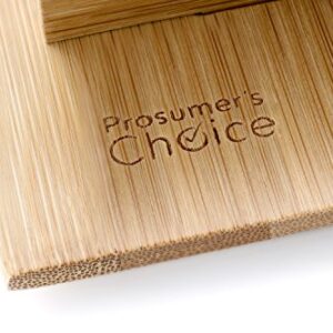 Prosumer's Choice Bamboo Cell Phone Charging Stations | Charging Stand for Mobiles, Tablets, Smartphones, iPads | Desk Organizer| Docking Station | Desk/Floor Cord Cover | Cell Phone Accessories