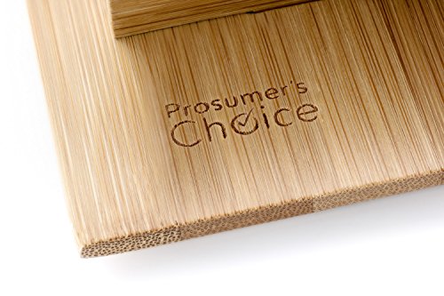 Prosumer's Choice Bamboo Cell Phone Charging Stations | Charging Stand for Mobiles, Tablets, Smartphones, iPads | Desk Organizer| Docking Station | Desk/Floor Cord Cover | Cell Phone Accessories