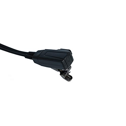 Klykon Vx-261 Earpiece Covert Acoustic Tube Bodyguard Ear Piece Headset with Mic for Motorola Vertex Standard 2 Way Radio VX-231,VX-351