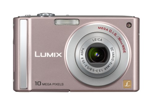 Panasonic Lumix DMC-FS20P 10MP Digital Camera with 4x Wide Angle MEGA Optical Image Stabilized Zoom (Pink)