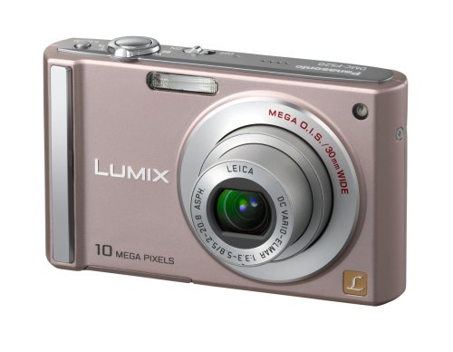 Panasonic Lumix DMC-FS20P 10MP Digital Camera with 4x Wide Angle MEGA Optical Image Stabilized Zoom (Pink)