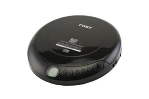 coby portable compact anti-skip cd player – lightweight & shockproof music disc player w/ pro-quality earbuds – for kids & adults – home car & travel