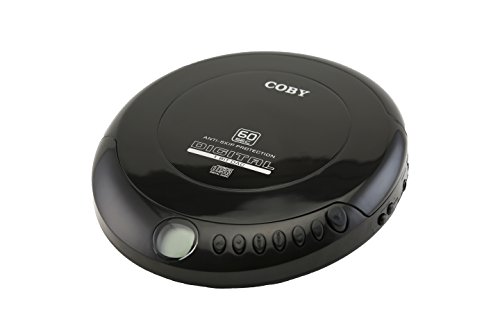 Coby Portable Compact Anti-Skip CD Player – Lightweight & Shockproof Music Disc Player w/ Pro-Quality Earbuds - For Kids & Adults - Home Car & Travel