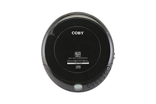 Coby Portable Compact Anti-Skip CD Player – Lightweight & Shockproof Music Disc Player w/ Pro-Quality Earbuds - For Kids & Adults - Home Car & Travel