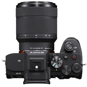 Sony a7 IV Mirrorless Digital Camera with 28-70mm Lens, 32GB Card, Tripod, Case, and More (21pc Bundle) (Renewed)