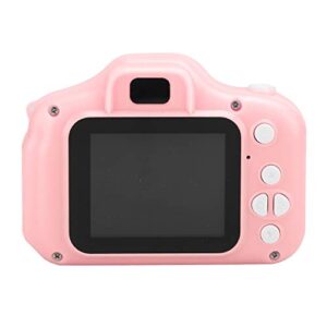 Children Camera, Comfortable Eye Friendly Cute Digital Camera Kid Camera DIY Photos Mini Camera for Children Toy(Pink)