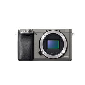 DYOSEN Digital Camera A6000 Mirrorless Digital Camera Silver ILCE-6000-24.3MP -Full HD Video Digital Camera Photography (Color : A)