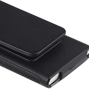 iPod Black Belt Clip TPU Rubber Skin Case Cover for Apple iPod Nano 7th Generation 7G 7