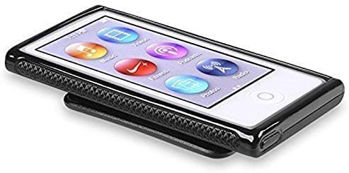 iPod Black Belt Clip TPU Rubber Skin Case Cover for Apple iPod Nano 7th Generation 7G 7