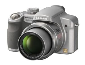 panasonic lumix dmc-fz18s 8.1mp digital camera with 18x wide angle mega optical image stabilized zoom (silver)