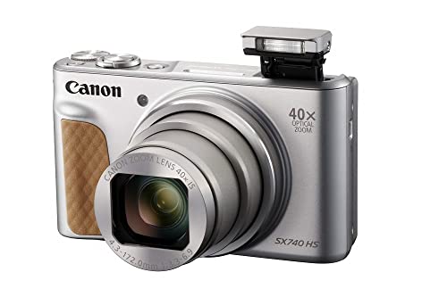 Canon PowerShot SX740 HS 1/2.3" Compact Camera 20.3 MP, Silver (International Model)