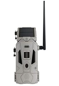 bushnell cellucore 20 solar trail camera, low glow hunting game camera with detachable solar panel
