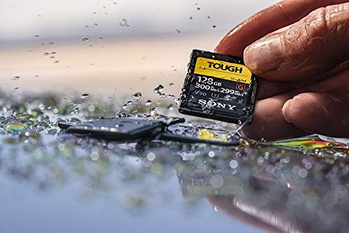 Sony SF-G32T/T1 Tough High Performance SDHC UHS-II Class 10 U3 Flash Memory Card with Blazing Fast Read Speed up to 300MB/s, 32GB Black