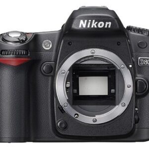 Nikon D80 (Body only) 10.2MP Digital SLR Camera Japan Imports [International Version, No Warranty]