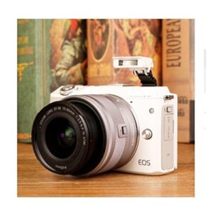 DYOSEN Digital Camera M3 Compact System Camera with 15-45mm is STM Lens/Used Digital Camera Photography (Color : W)