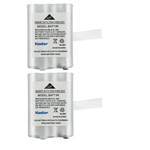 kastar 2 pack batt3r battery replacement for midland batt3r batt-3r, avp14 mid-avp14, lxt600 lxt-600, lxt630 lxt-630, lxt630x3 lxt-630x3, lxt633 lxt-633, t50, t60, t51, t61, t55, t65, x-talker radios