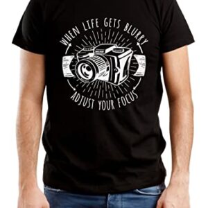 Adjust Your Focus Camera Shirt, When Life Gets Blurry Adjust Your Focus Photography Tee, Gift for Camera Lover