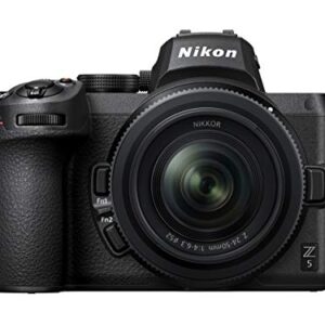 Nikon Z5 + Z 24-50mm Mirrorless Camera Kit (273-point Hybrid AF, 5-axis in-Body Optical Image stabilisation, 4K Movies, Dual Card Slots) VOA040K001